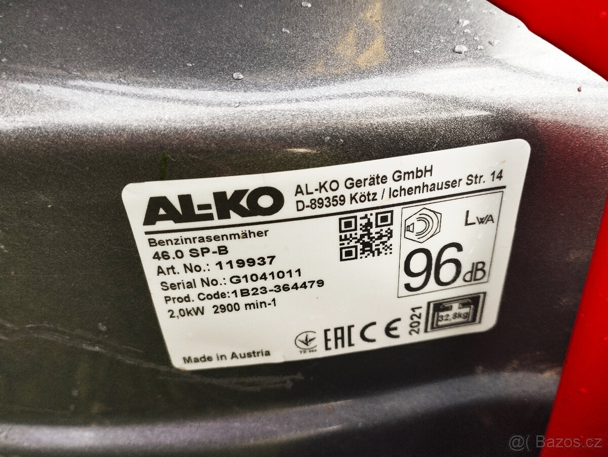 Prodám sekačku Alko - 3