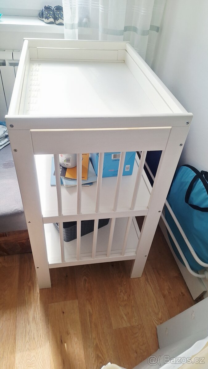 Dětská postýlka+přebalovací pult - 3