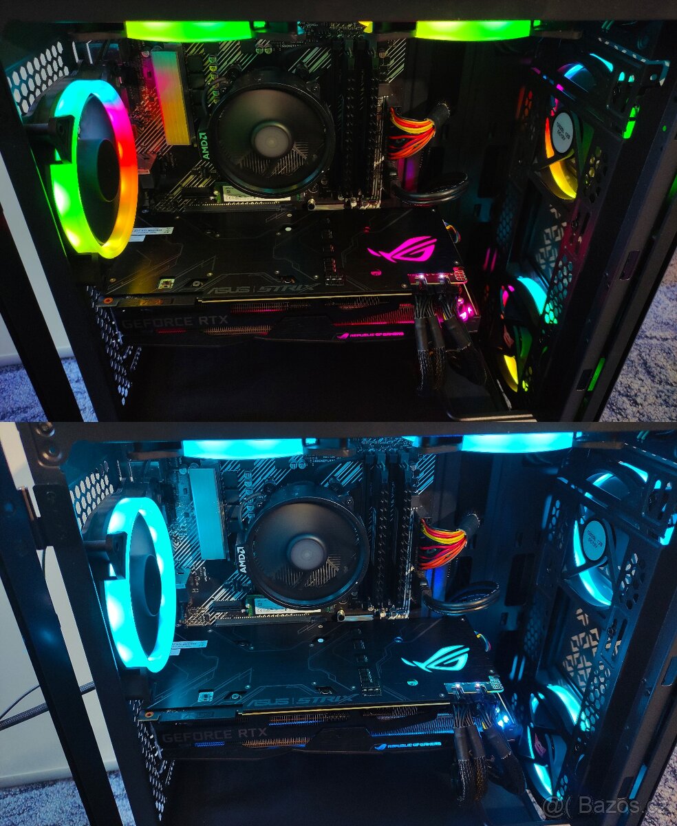 Herní PC | Ryzen 5 | RTX 2070 Super | m.2 NVME | HDD - 3