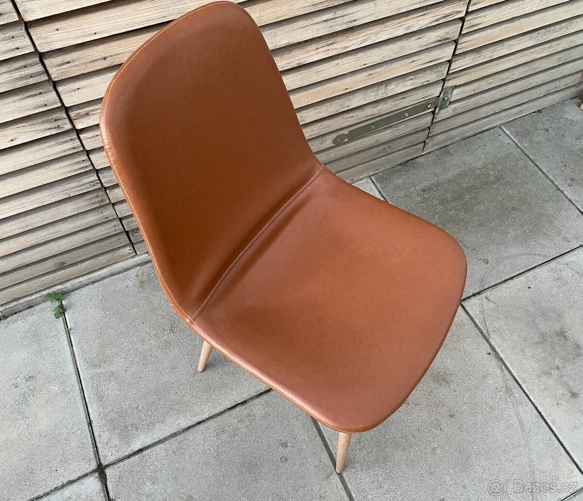 Židle jídelní JYSK JONSTRUP koňaková koženka - 3