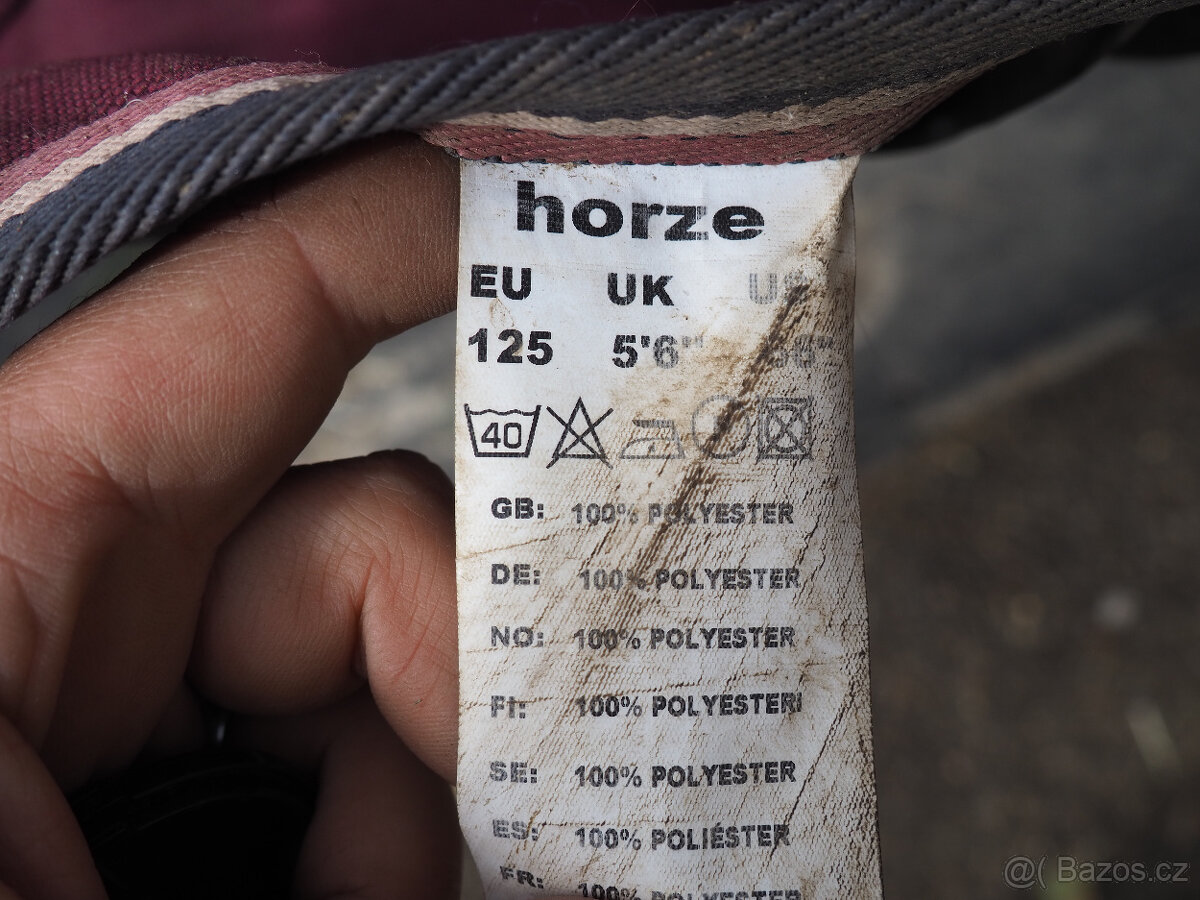 výběhová deka s fleecem 125 cm - 3