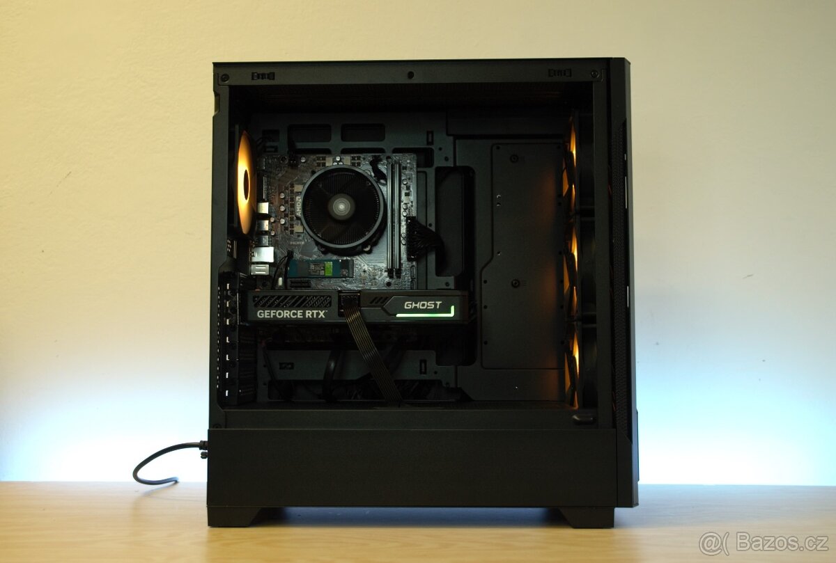 HERNÍ PC - Ryzen 5 5600, RTX 5060 8GB, 32GB RAM, SSD 1TB - 3