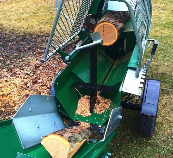 linka na dřevo, poloautomat na dřevo, štípačka dreva - 3
