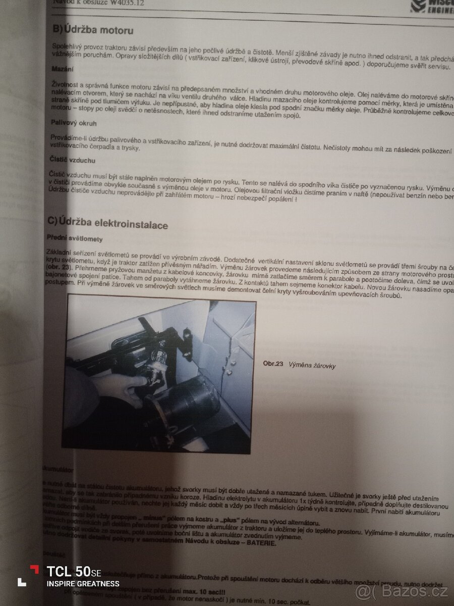 Wisconsin w4000 (farmář) , návod k obsluze. - 3