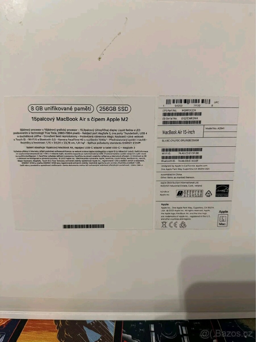 Apple MacBook Air 15” M2 8/256 - 3