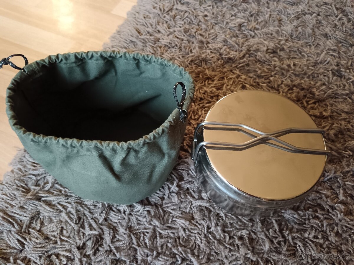 Třídílná sada jídelních dóz - ešus - 3