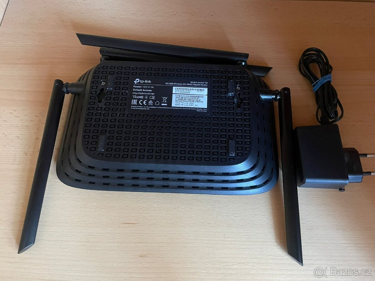 Wi-Fi router TP-Link Archer C6 (AC1200, gigabitový) - 3