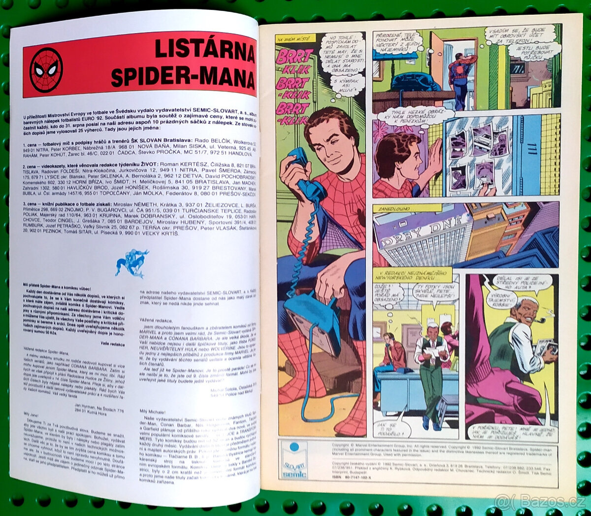 Komiks SPIDERMAN č. 17/1992 Semic PĚKNÝ STAV - 3
