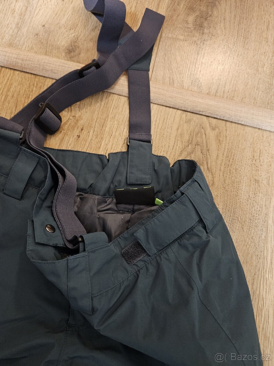 Chlapecké oteplováky, zimní lyžařské kalhoty vel 146 - 3