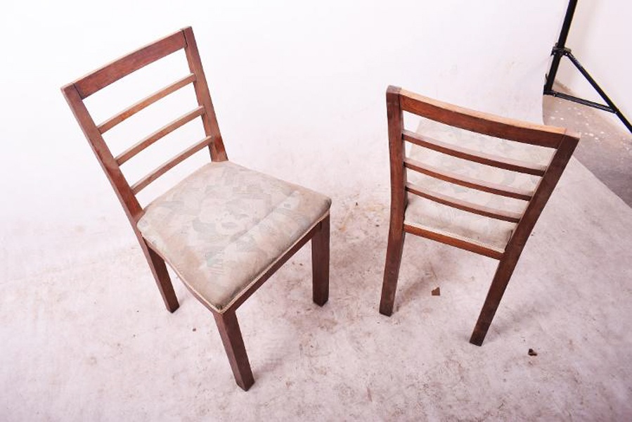 Sada 5 Art Deco židlí - 3