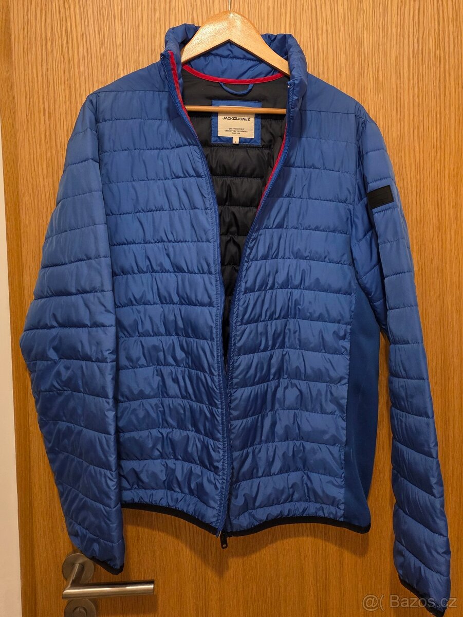 Podzimní modrá bunda Jack & Jones velikost L - 3