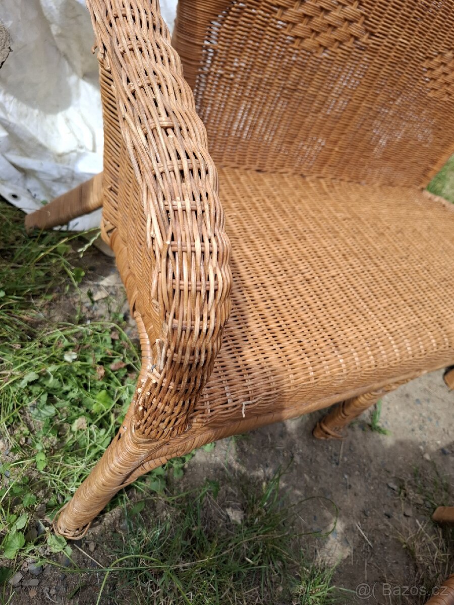 Ratanový sedací set - 3