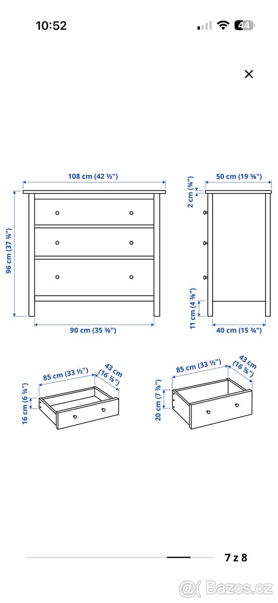 Komoda hemnes - 3