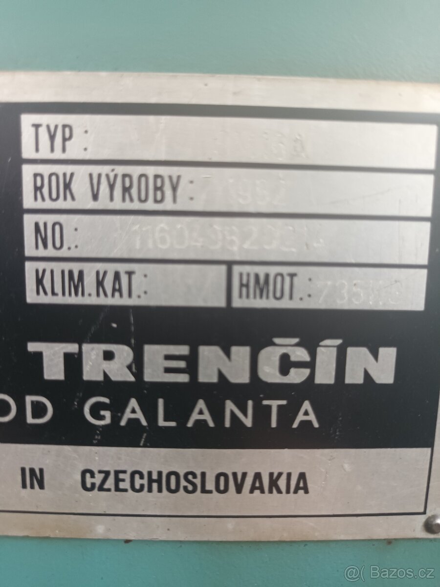 Soustruh TOS Trenčín SM16A – plně funkční - 3