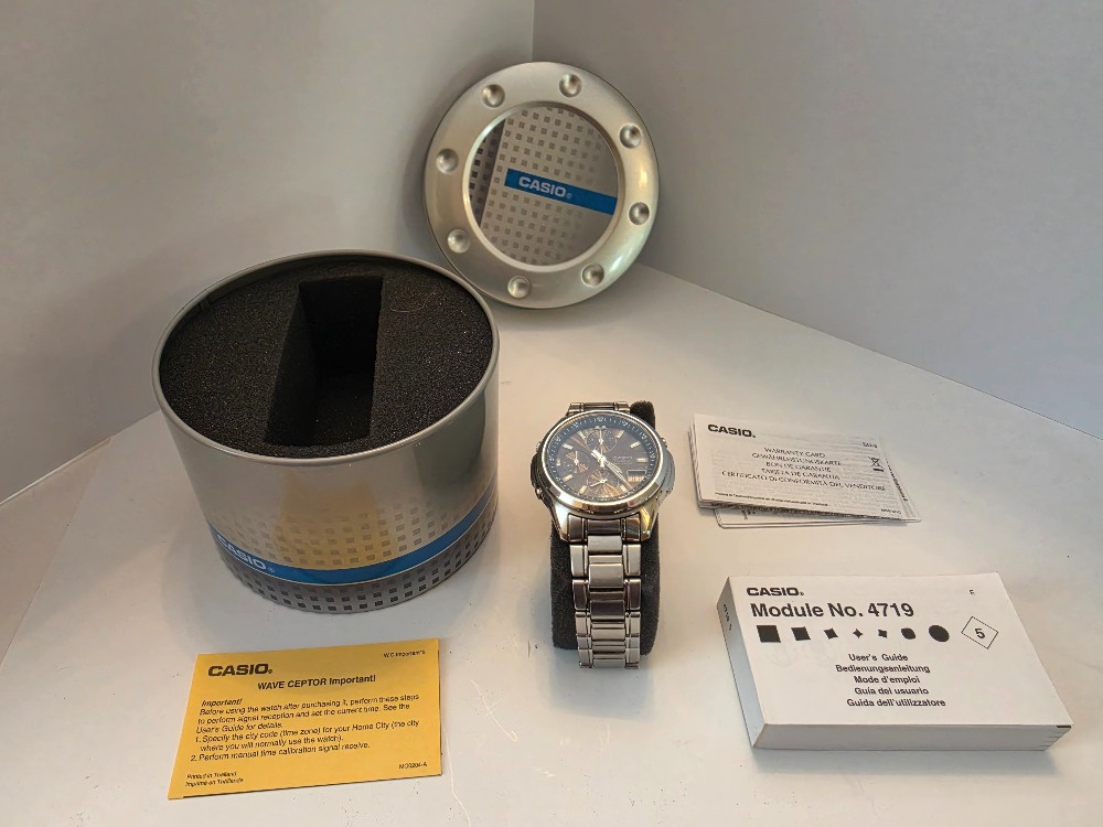 Prodám hodinky Casio Lineage – full set - 3