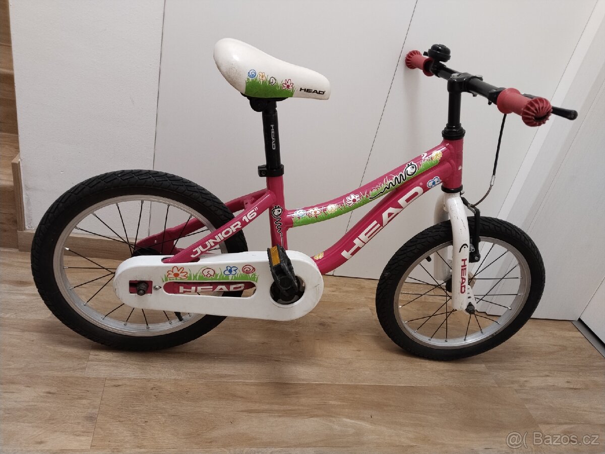 Dětské kolo zn. Head, růžové barvy, vel. 16 - 3
