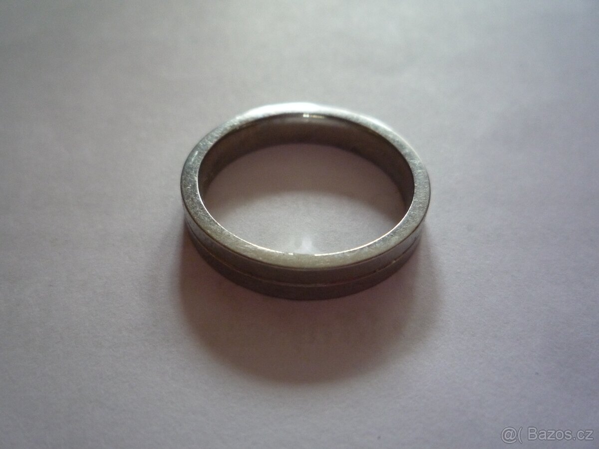 Prsten, dva prsteny z chirurgické oceli, vel. 58 - 3