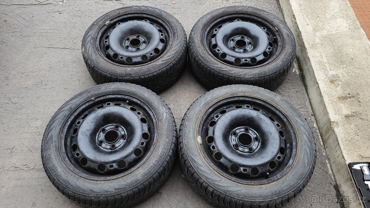 Zimní kola Nokian 15" 5x100 Škoda Fabia 2, Roomster - 3