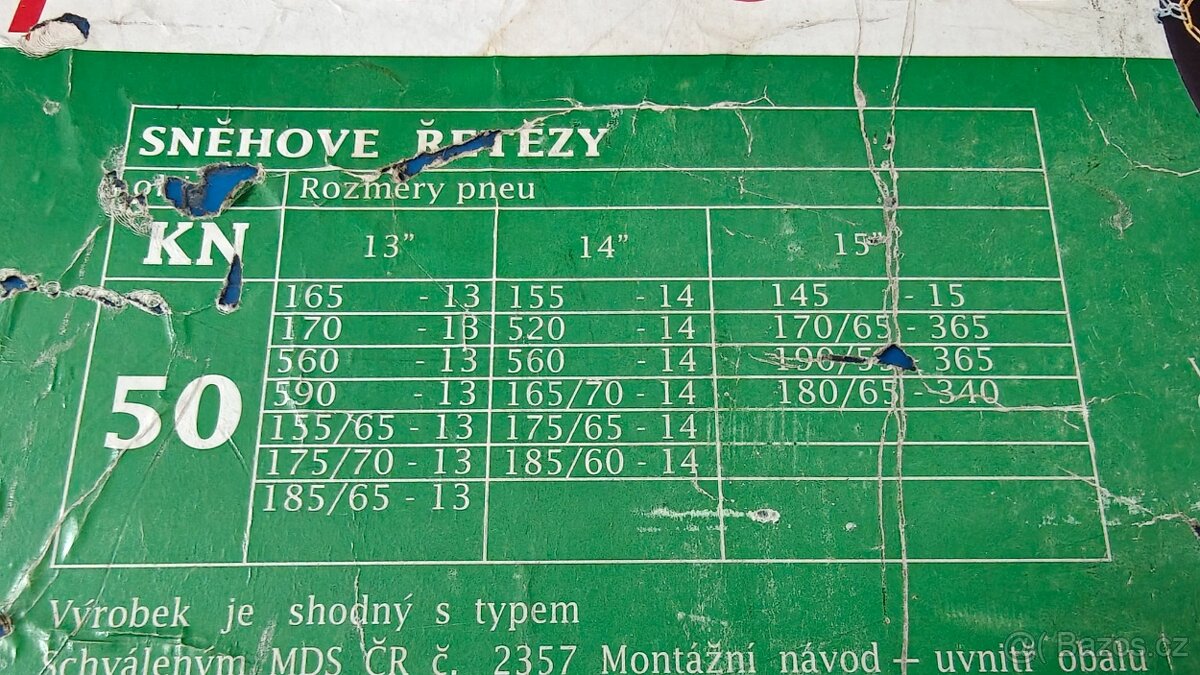 Sněhové řetězy pro 13" 14" a 15" - 3