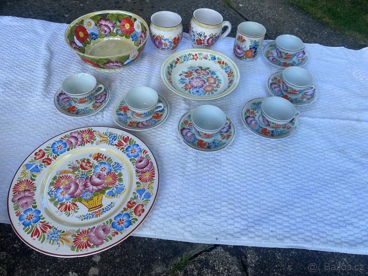 Chodská keramika - 18 ks - 3