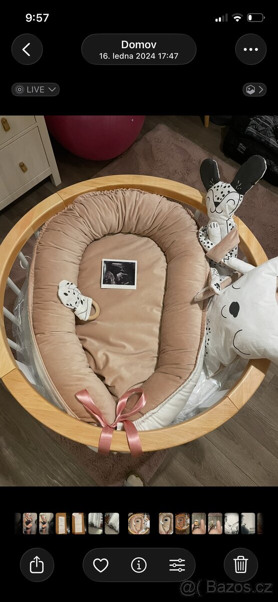 Rostoucí postýlka Ovalbed 9v1 - 3