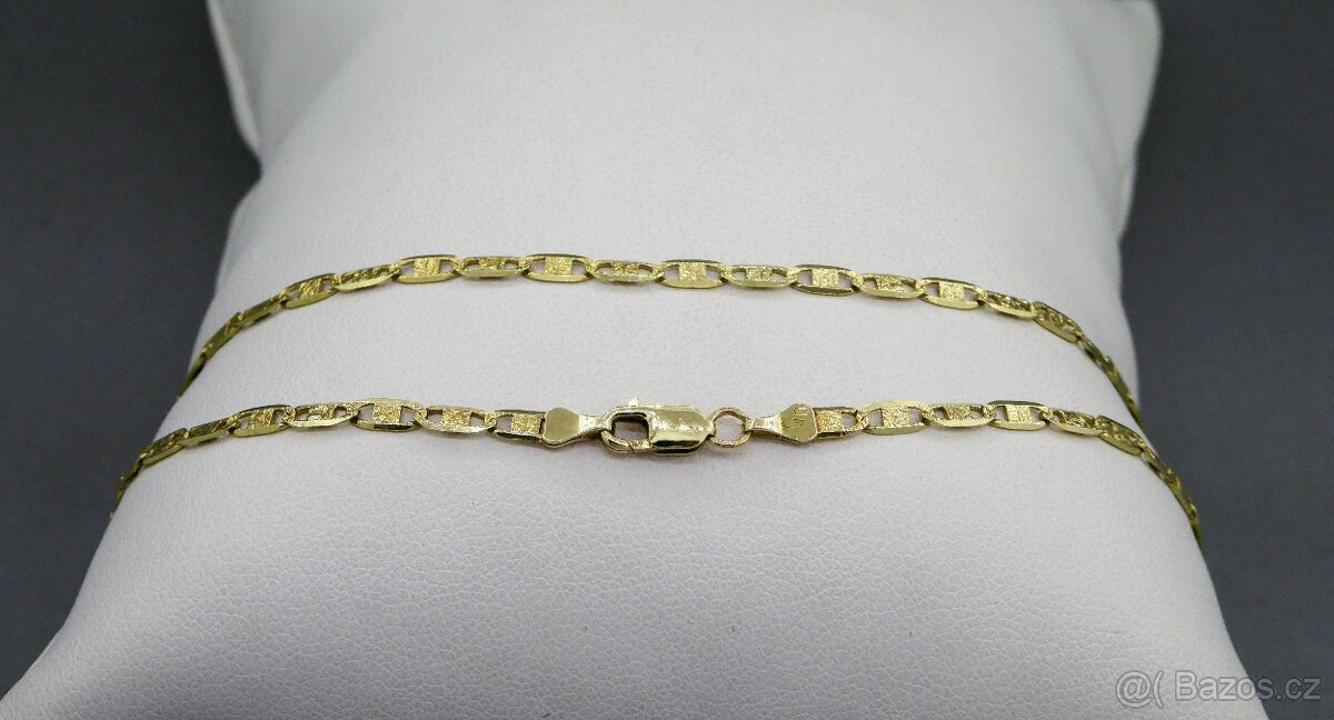 Krásný článkový řetízek 52 cm - 3
