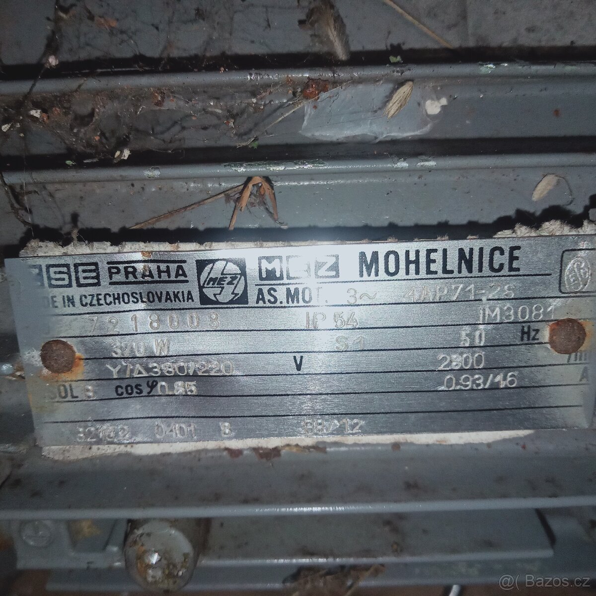 elektromotor z čerpadla na noze - 3