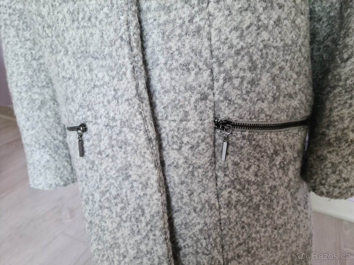 Vlněný kabát C&A vel. 36/38 - 3
