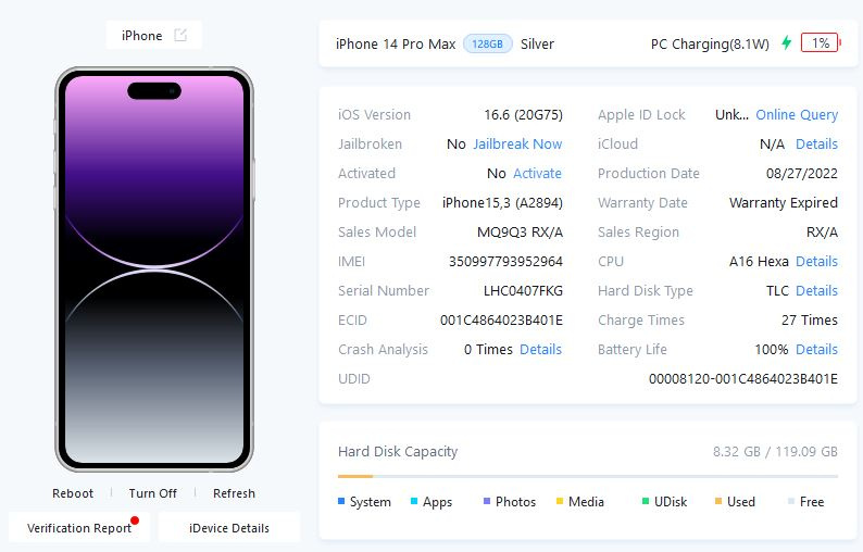 Apple iPhone 14 Pro Max Silver - diely - 3