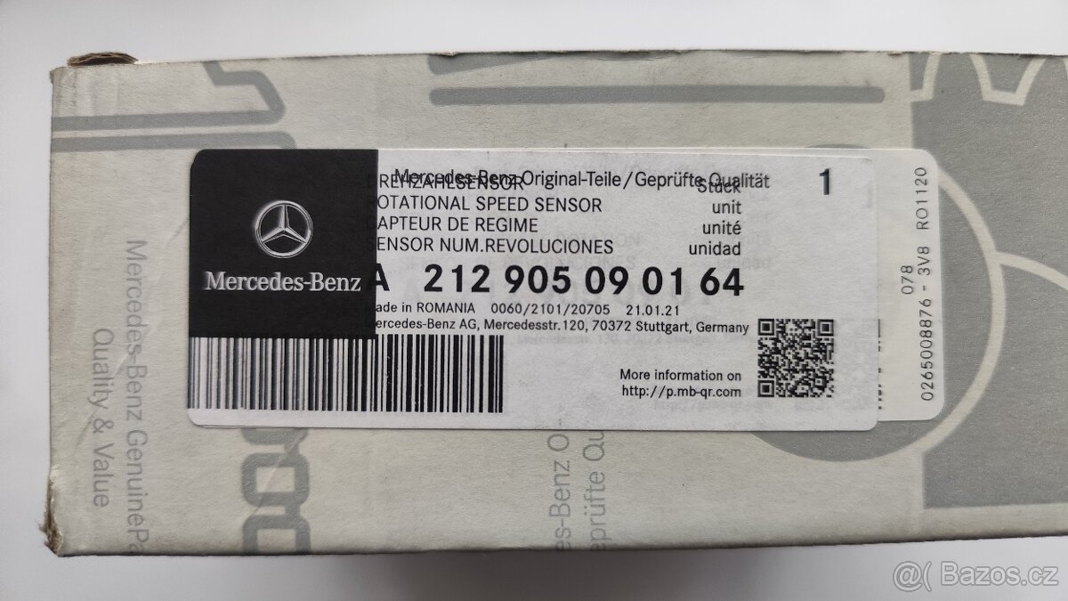 MERCEDES SNÍMAČ POČET OTÁČEK KOLA - 3