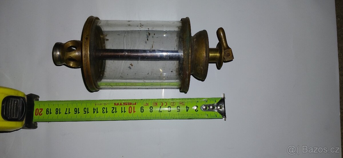 Velká maznice na stabilní motor , parní stroj - 3