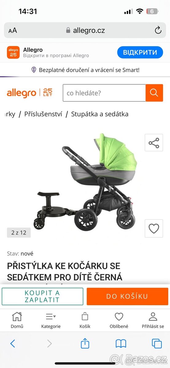 Nove stupátko ke kočárku - 3
