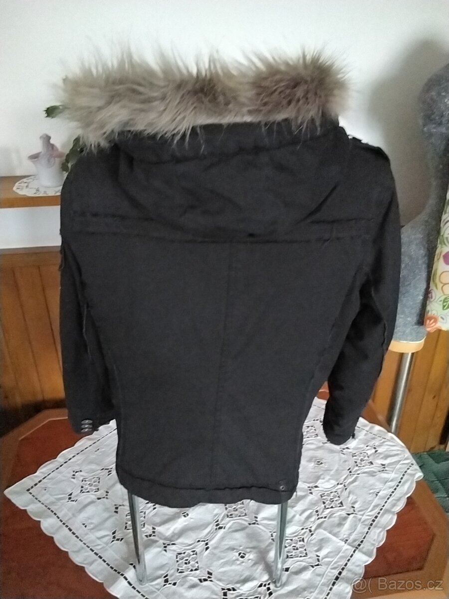 Černá zimní bunda - 3