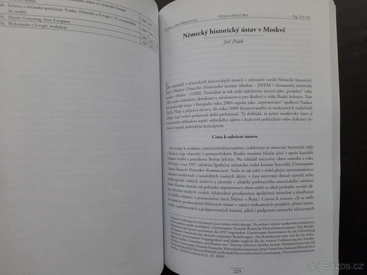 Nemecké spoločenskovedné ústavy v zahraničí (1880-2010) - 3
