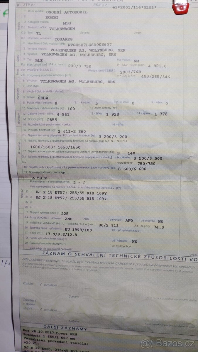 PRODÁM VW TUAREG - 3