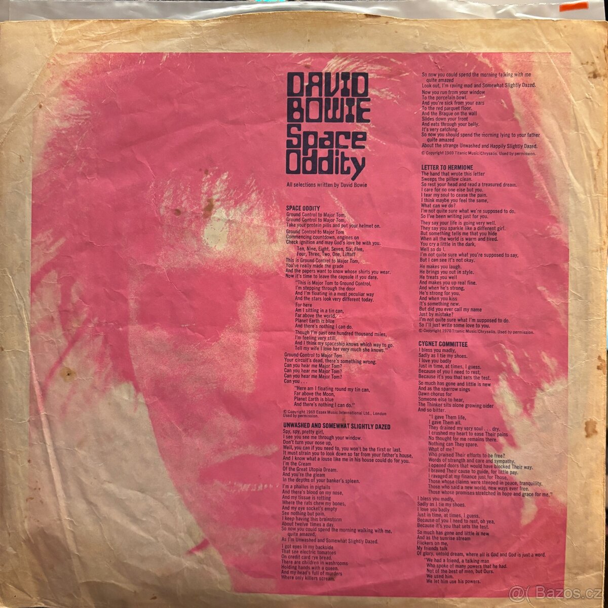 David Bowie — Space Oddity. LP - 3
