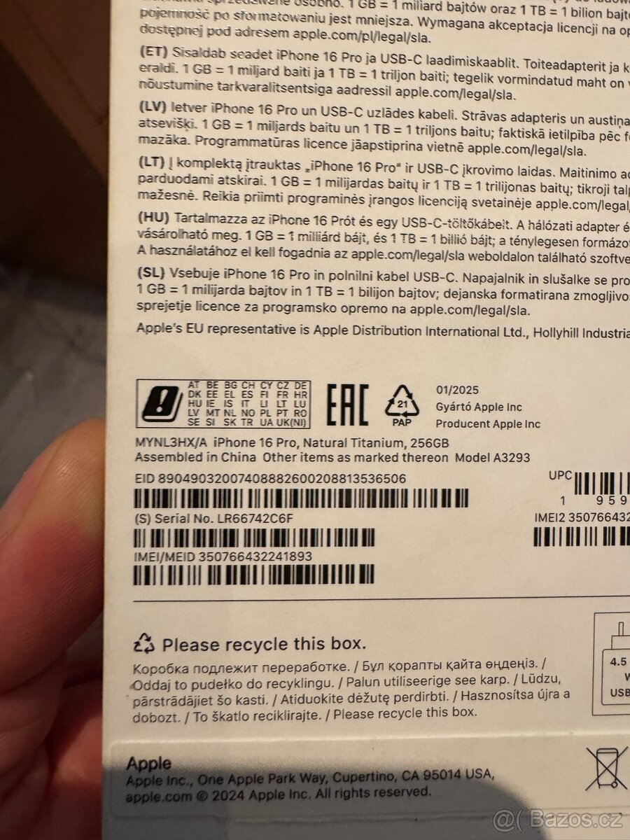 iPhone 16 Pro 256 Gb Natural Titanium - 3