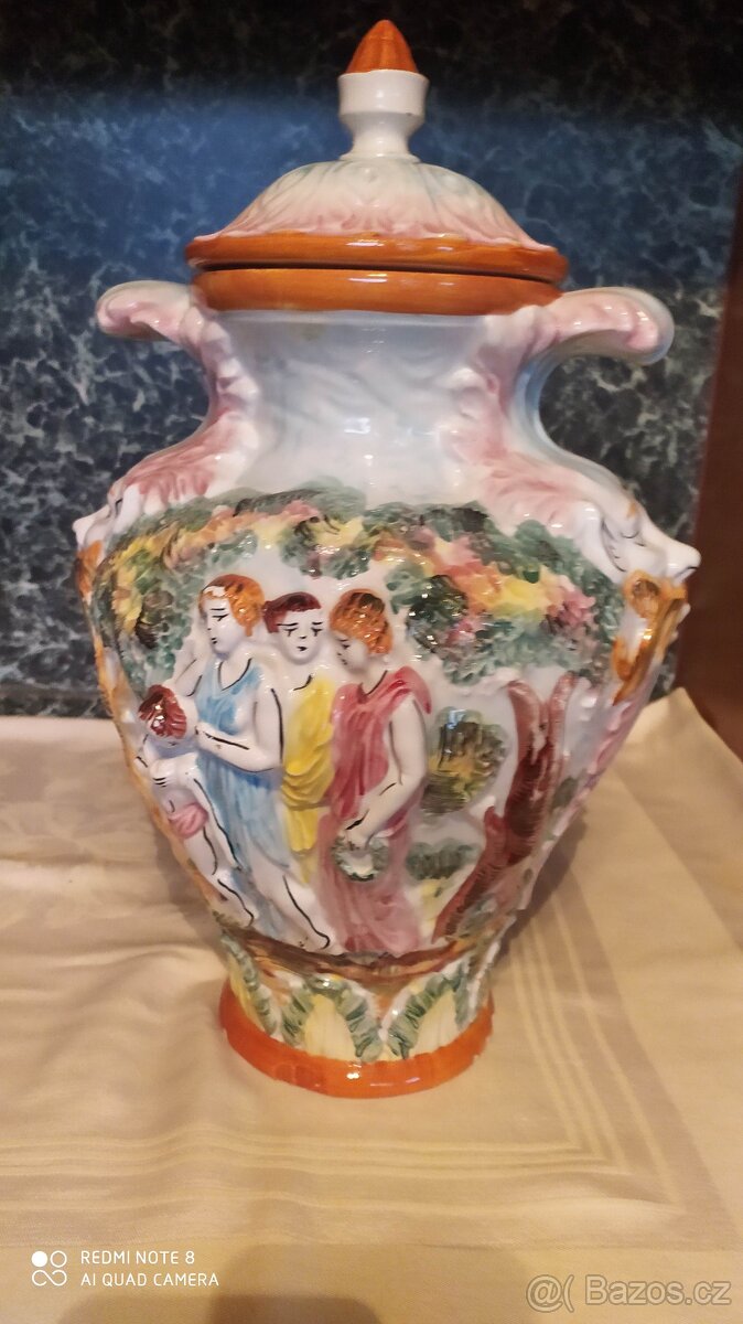 Porcelánová dóza s poklopom - 3