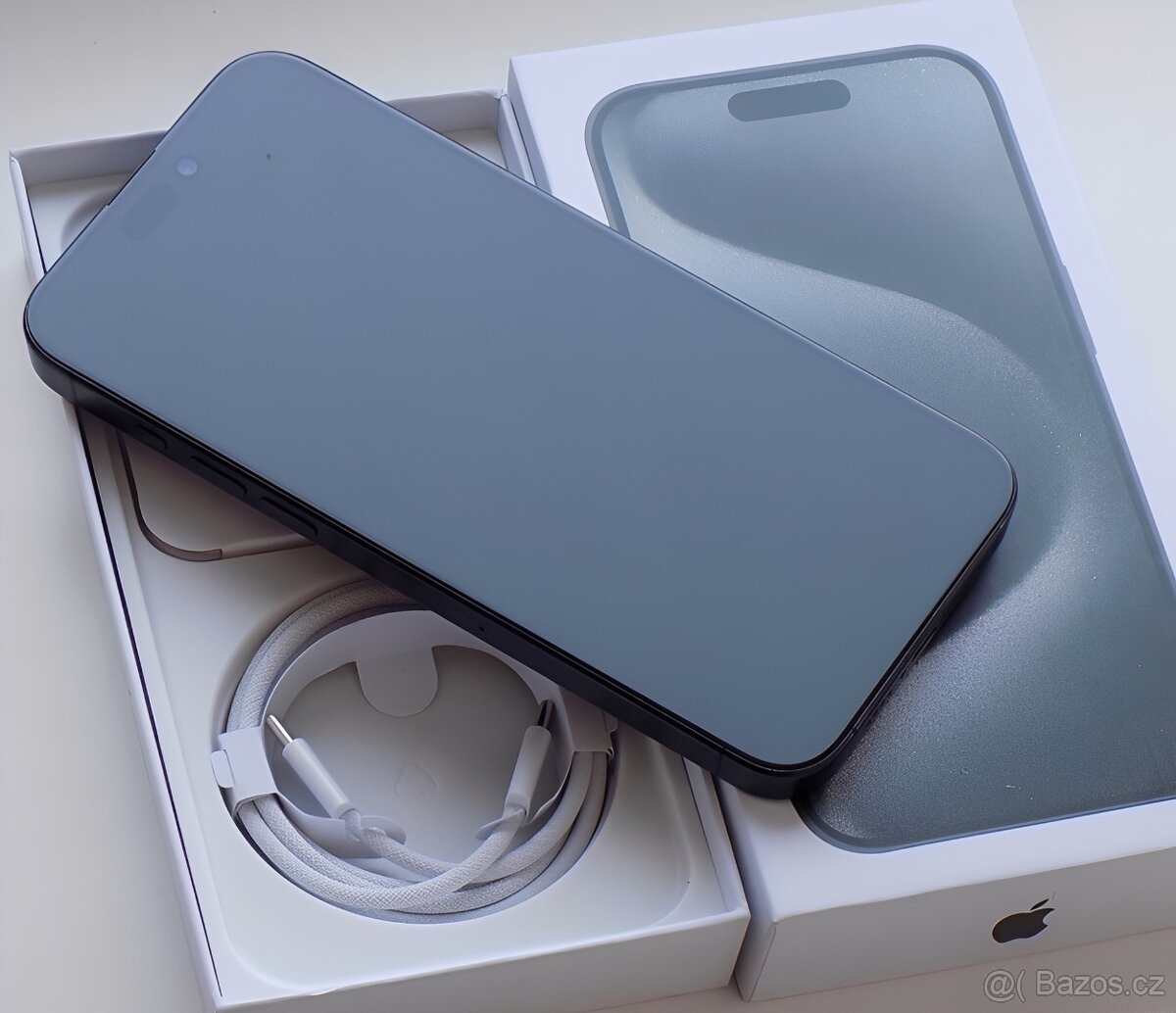 iPhone 15 Pro Black Titanium BATERIE 100% TOP - 3