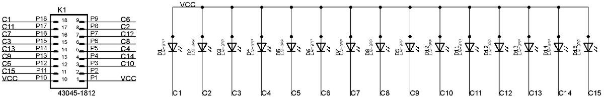 LED deska 15 LED - 3