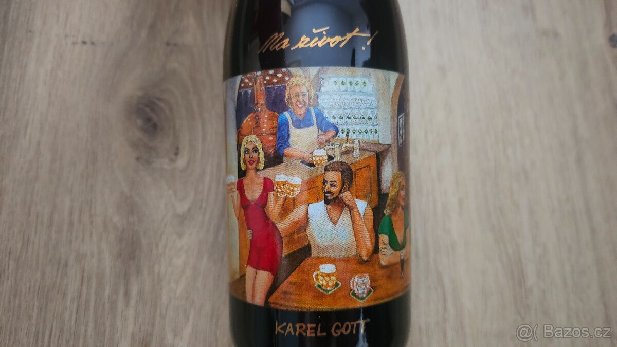 Láhev Bernard limitovaná art edice Karel Gott 2020 - 3