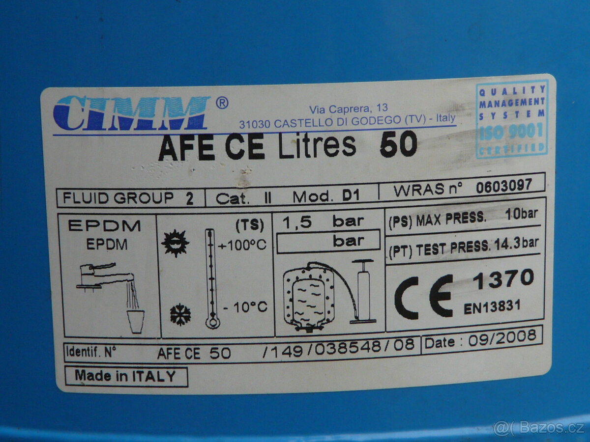 Tlaková nádoba 50 l + příslušenství - 3