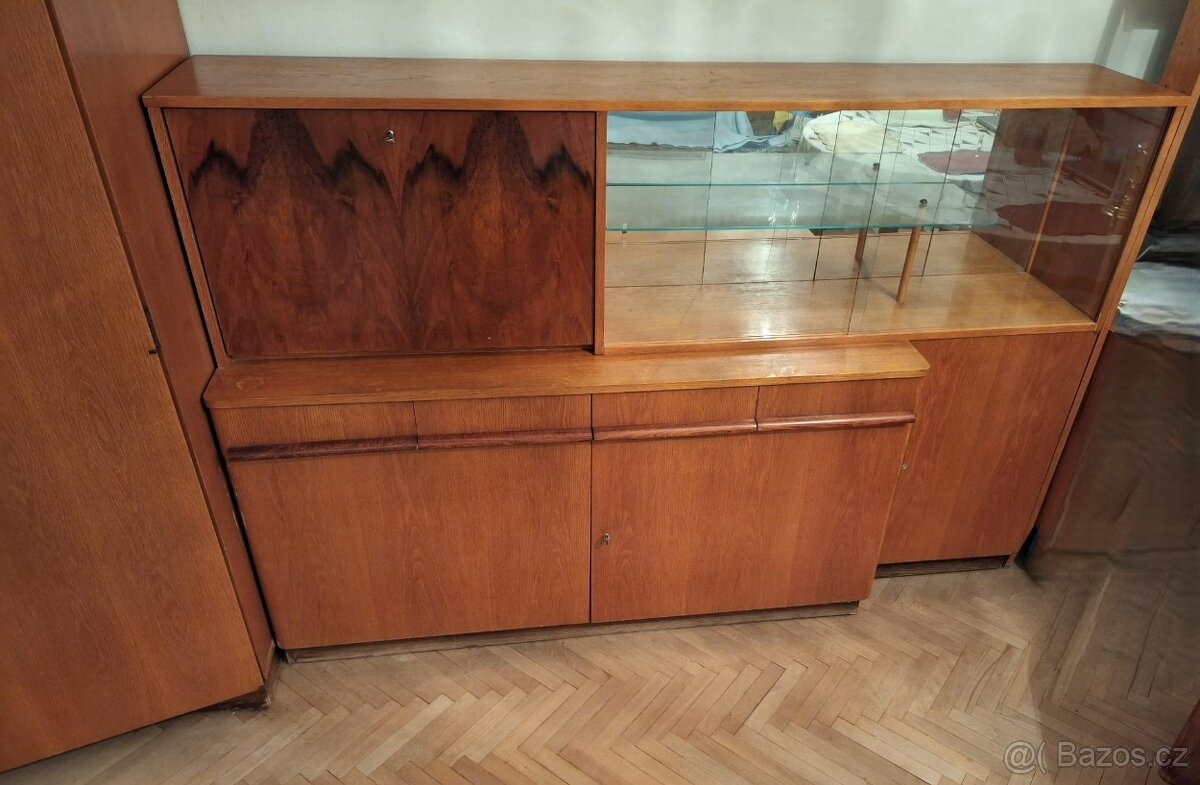 RETRO Sekretář a skříň - 3