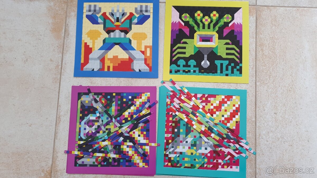 Kreativní sada Djeco Pixel Art Invaders - 3