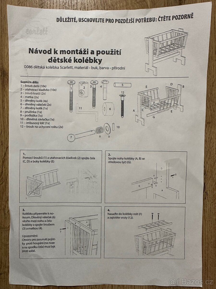 Dětská postýlka Scarlett - 3