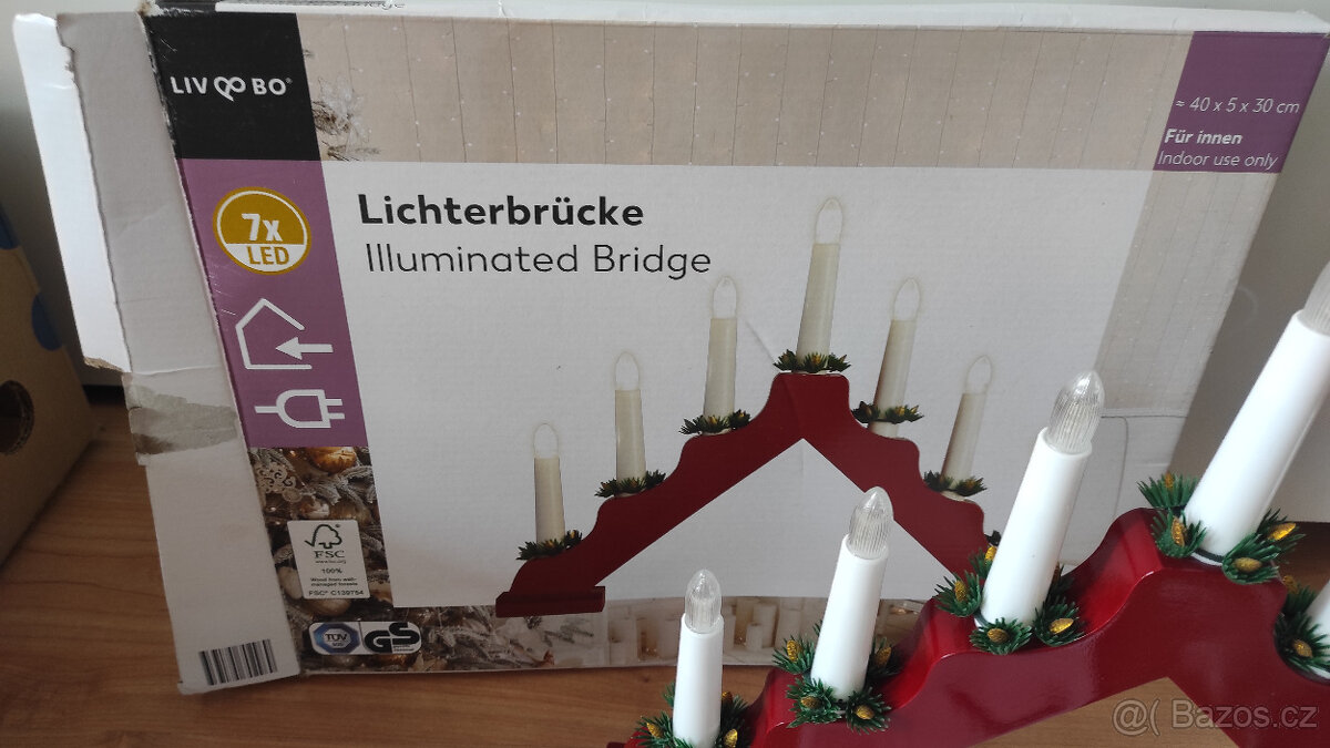 Vánoční svícen do okna - 3