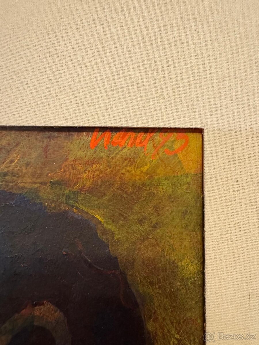 Jan Lidral - Smutný klaun - Obraz - 3