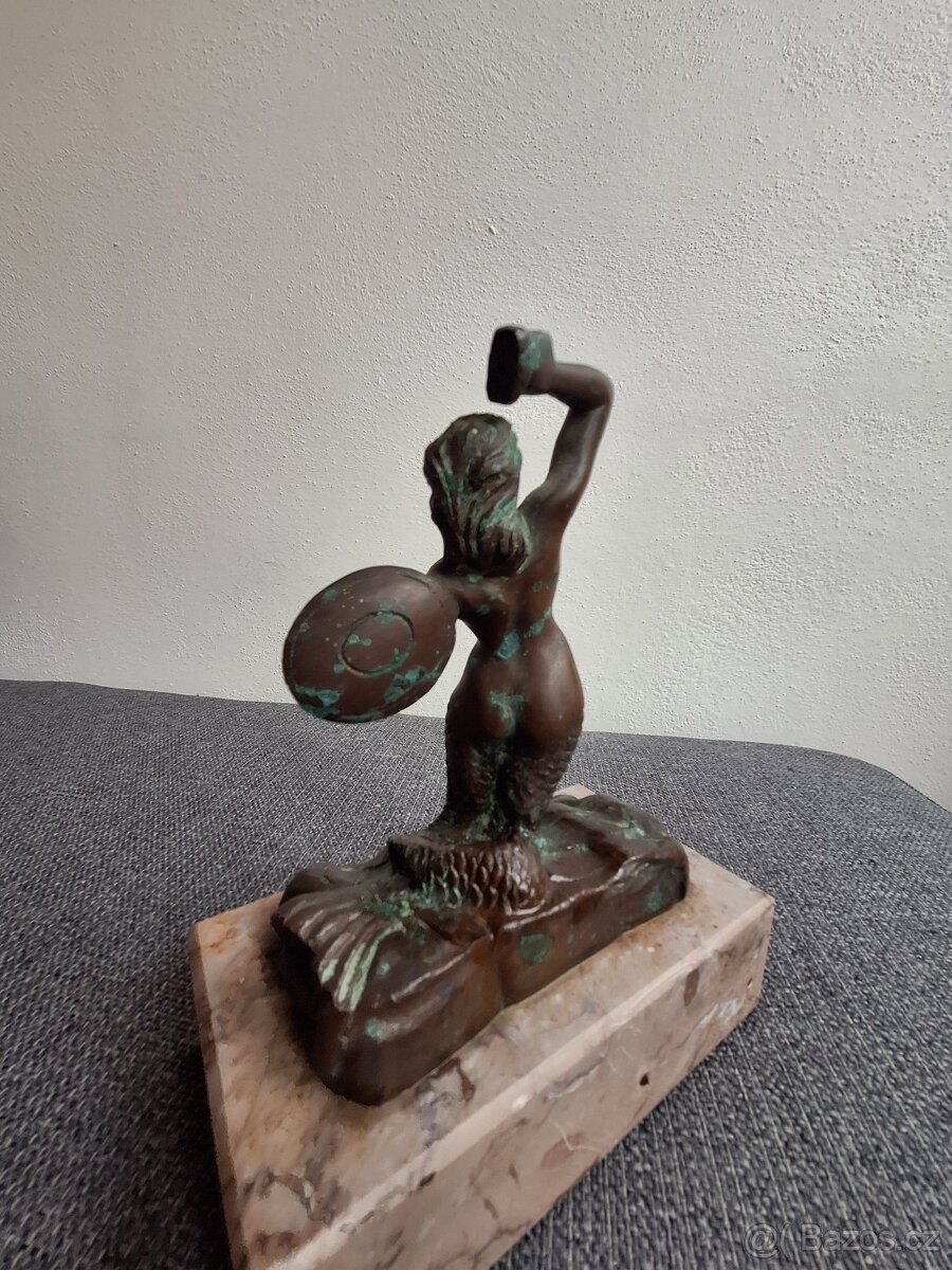 Morska pana soška bronz - 3