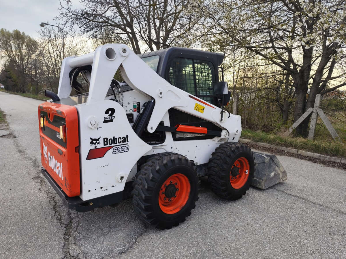 Nakladač Bobcat S650, HF, klíma, ŠPZ. - 3