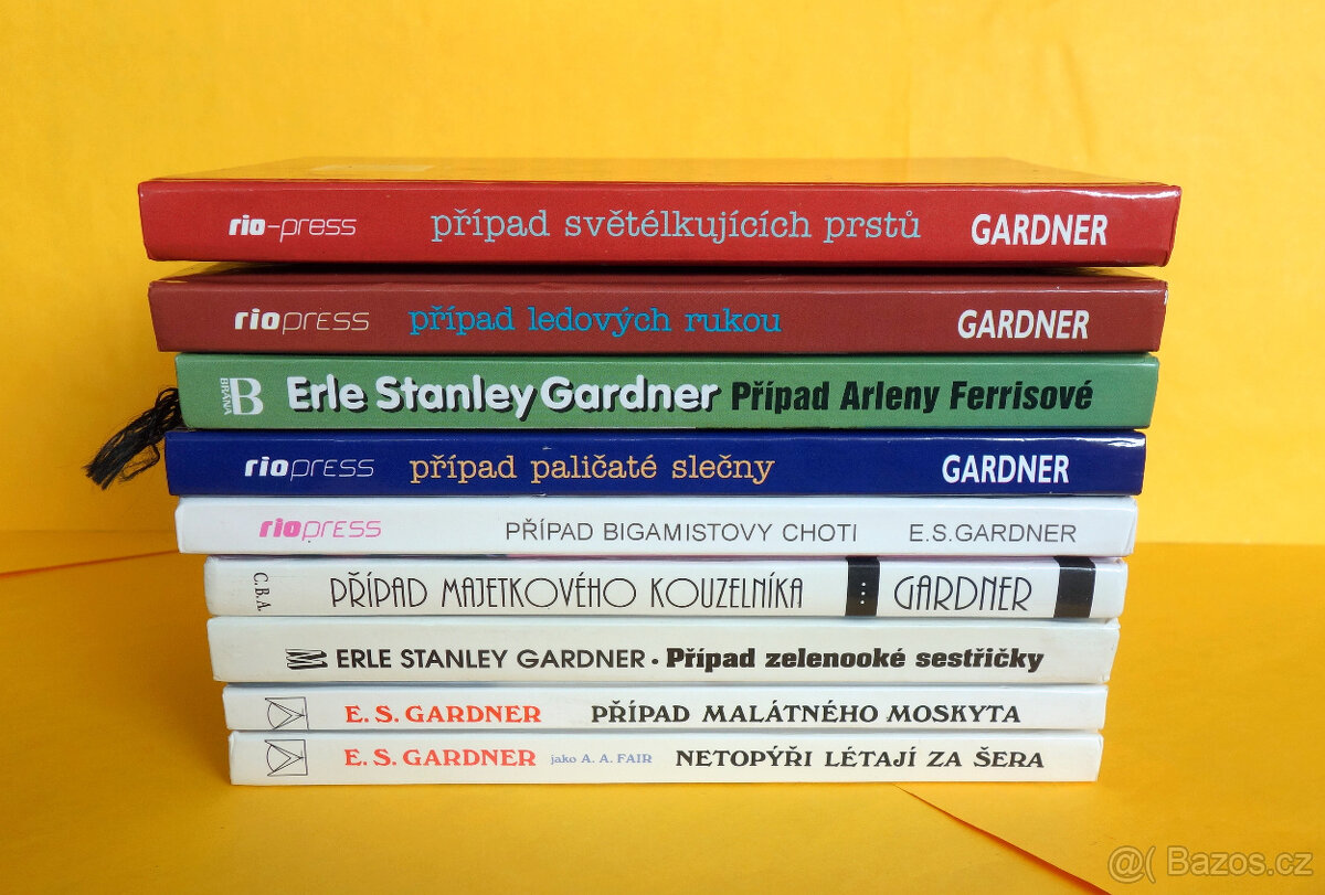 9x detektivky E. S. Gardnera / NEČTENÉ i přečtené / LEVNĚ - 3